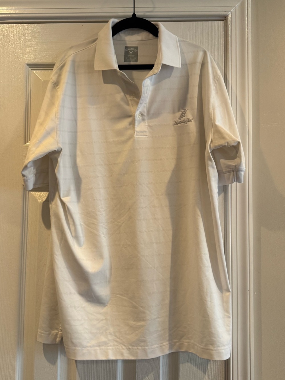 Callaway White Men's Polo Shirt with Subtle Logo